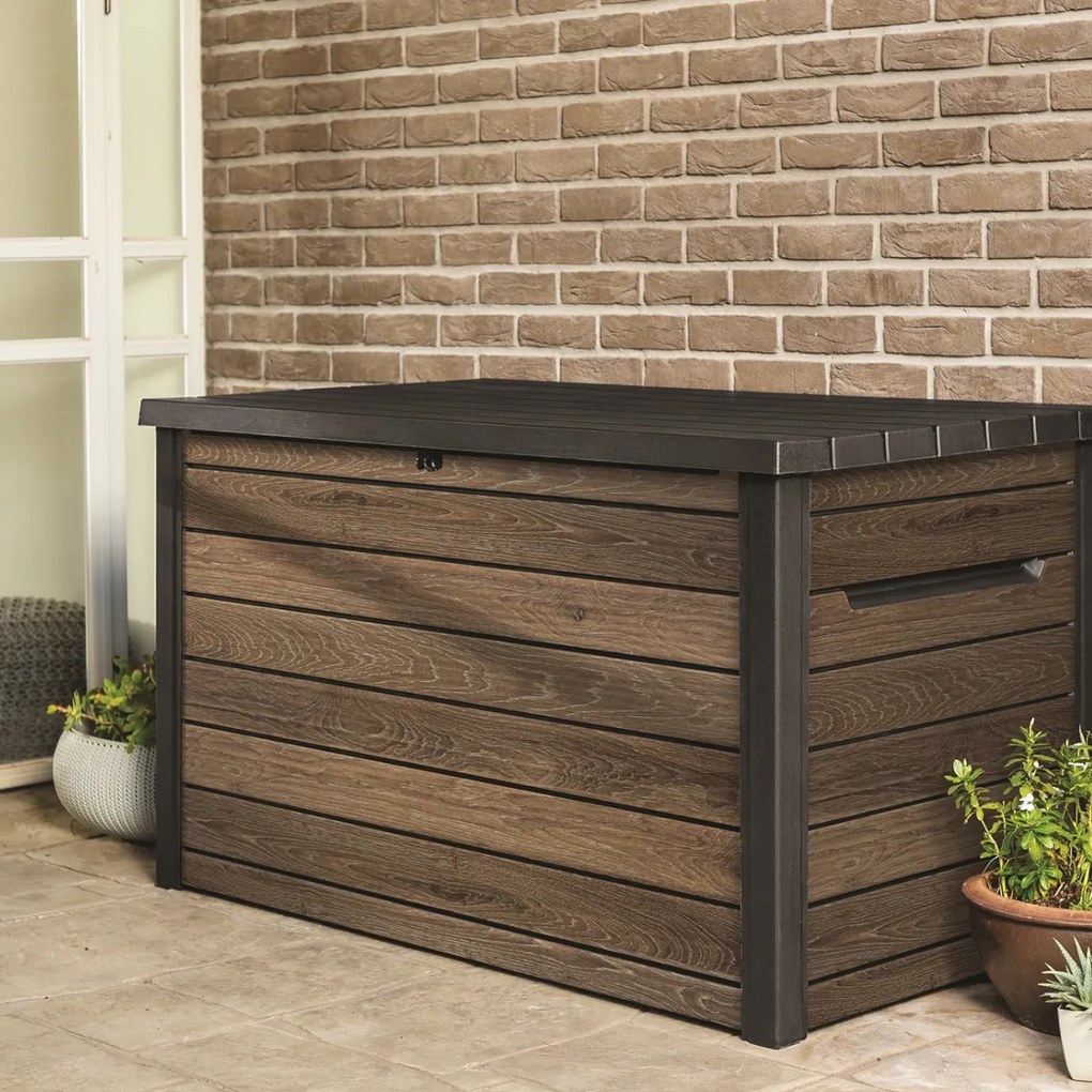 Keter záhradný úložný box Deco 870 l, hnedá