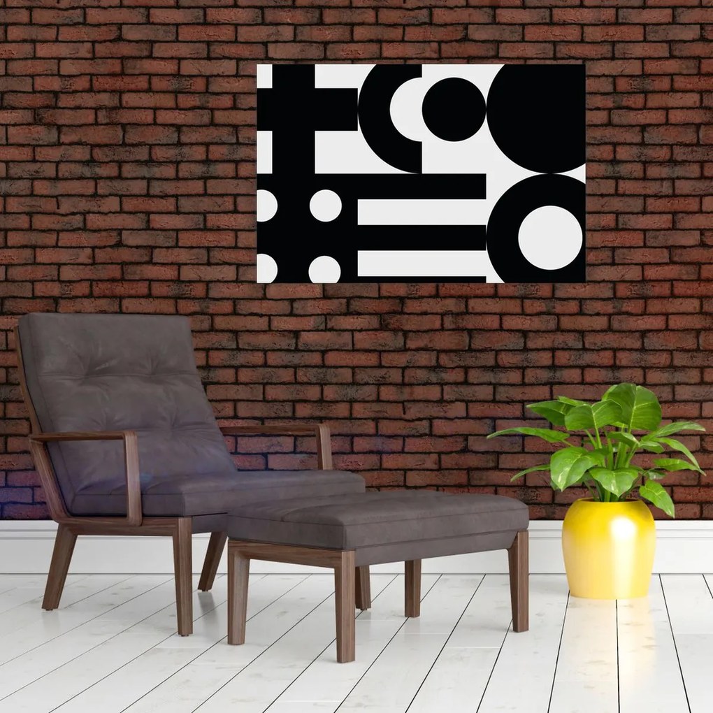 Obraz - Geometrická abstrakcia N⁰3 (90x60 cm)