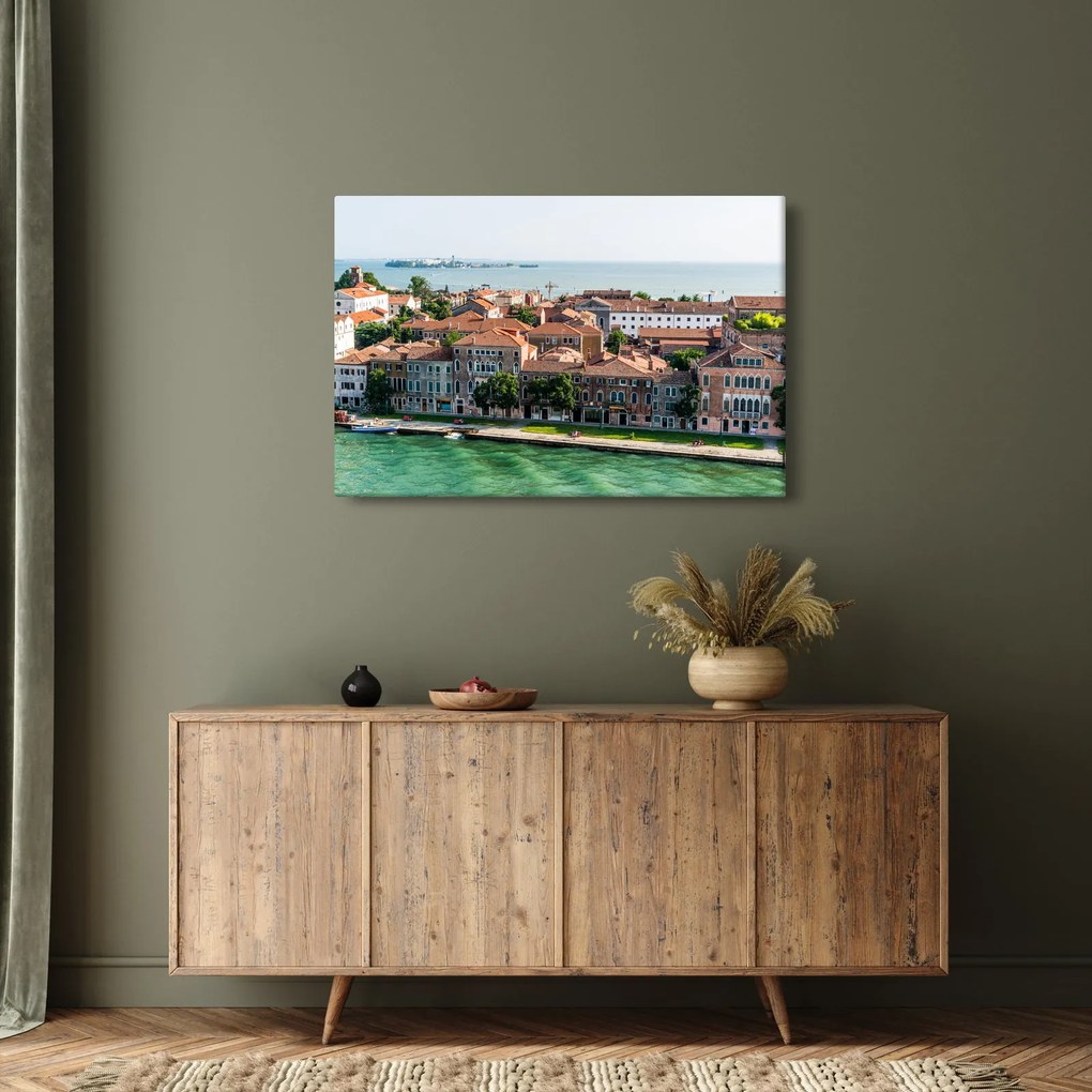 Obraz - Letecký pohľad na mesto (90x60 cm)