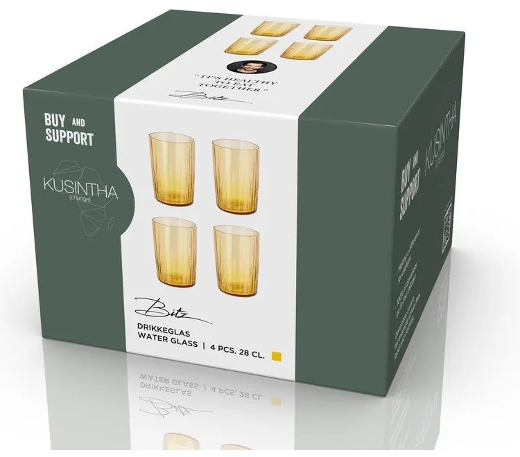 Poháre v súprave 4 ks 280 ml Kusintha – Bitz