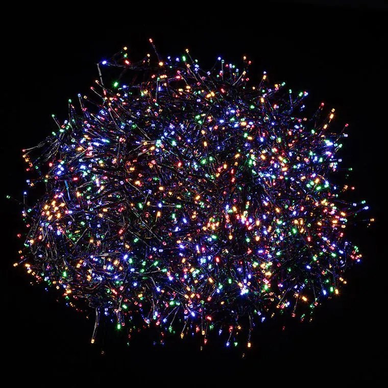 Svetelná reťaz vnútorná / vonkajšia viacfarebná 3000 LED