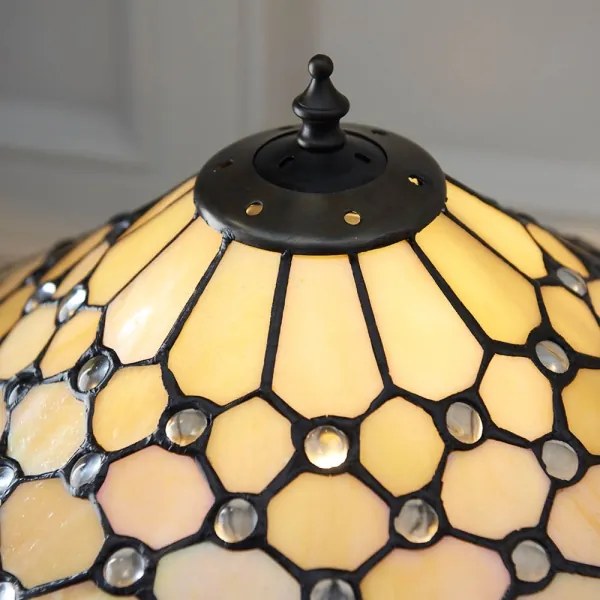 Endon 64301 - Stolná lampa Tiffany PEARL 1xE27/60W/230V Ø 37 cm