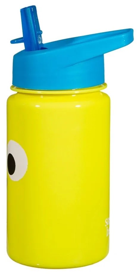 Sass & Belle Fľaša na vodu MONSTER 400ml žltá