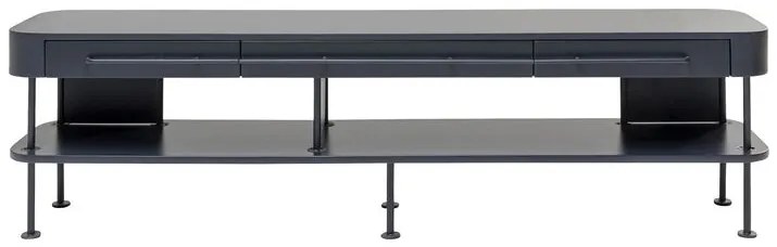 Montieri TV stolík čierny 160x47 cm