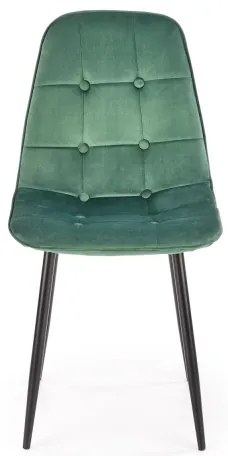 Jedálenská stolička KINDREL 1 ks tmavozelená