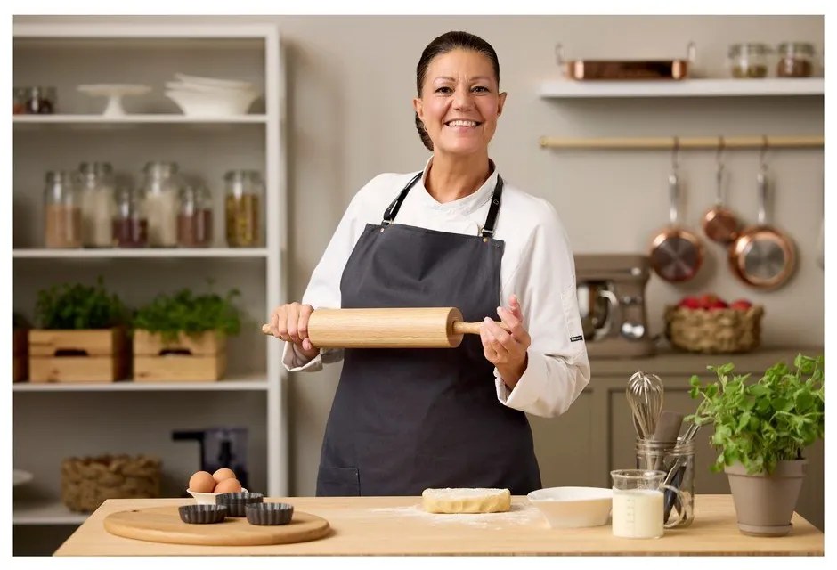 Drevený kuchynský valček – Blomsterbergs