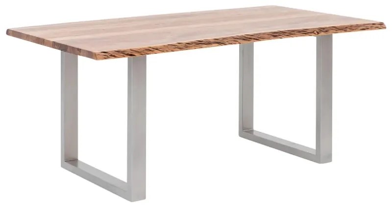 furniture-nabytek.cz - Akátový stříbrný jídelní stůl Bullwer 200x100 cm