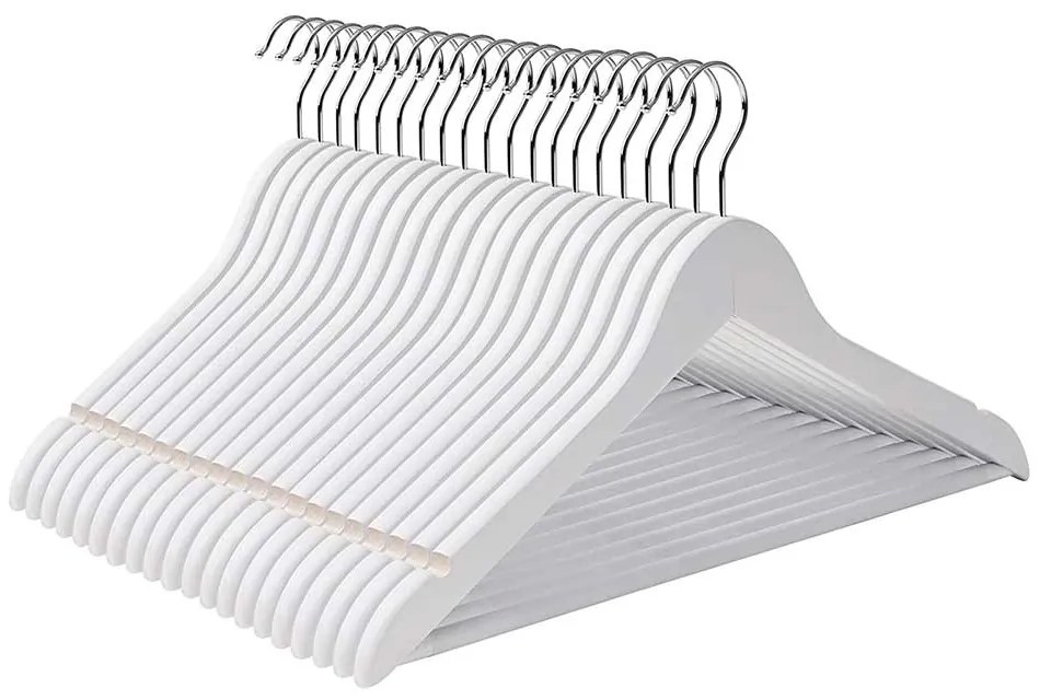 Sada 50 ks Vešiaky na šaty 44,5 × 23 × 1,2 cm
