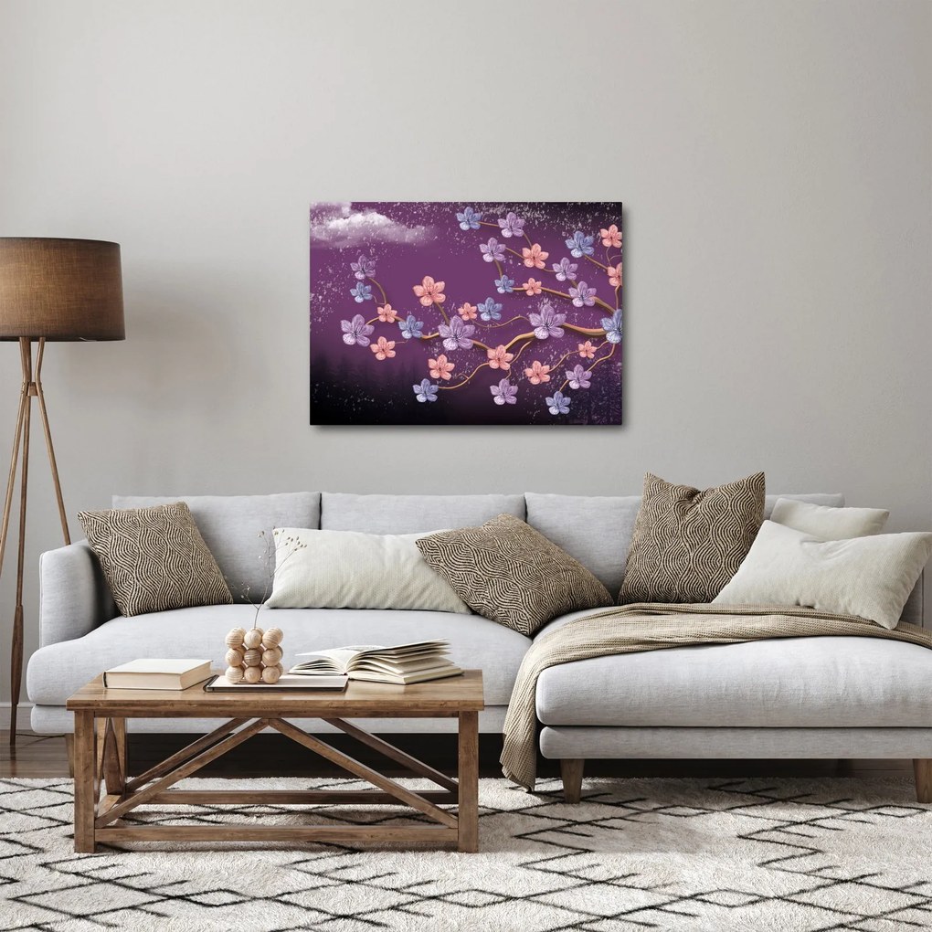 Obraz - Jarný súmrak (70x50 cm)