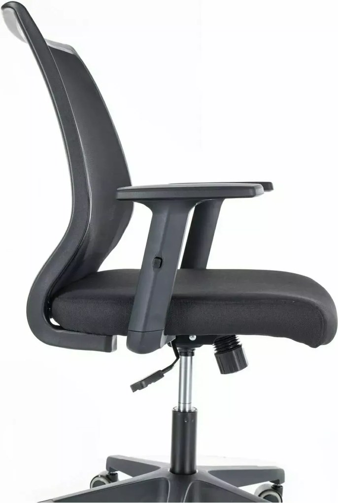 SI Otočná stolička Q-320R sivá - čierna