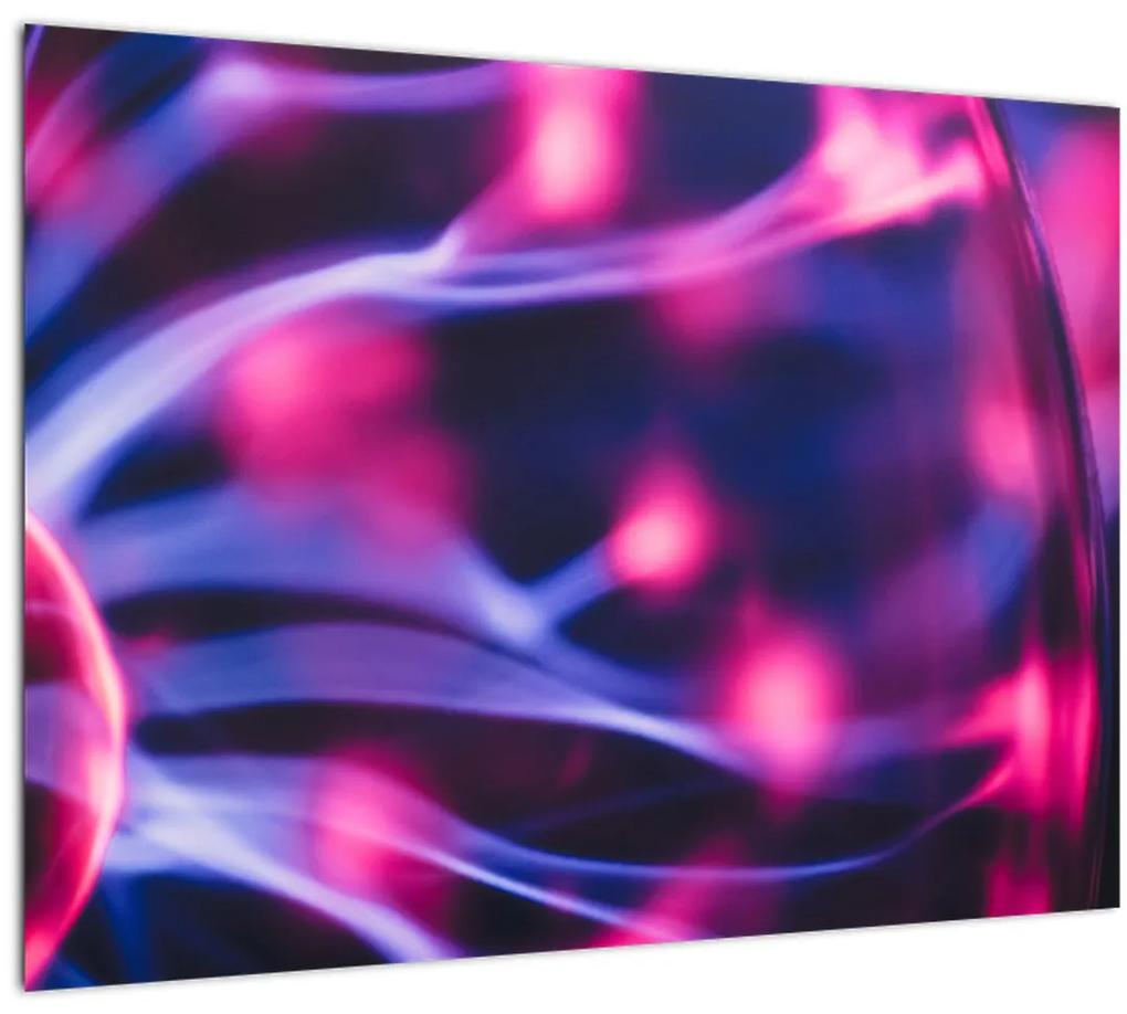 Abstraktný fialový obraz (70x50 cm)
