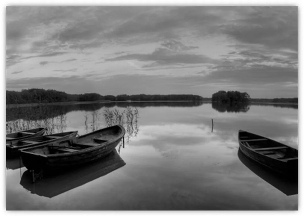 Panorama jazera - obraz