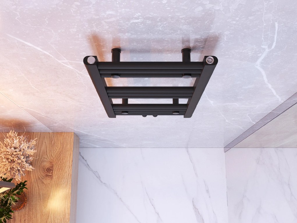 Gamma Erga Simple, vykurovacie teleso 700x300 mm, 193 W, čierna, ERG-LAV-SIMP-7030-BK