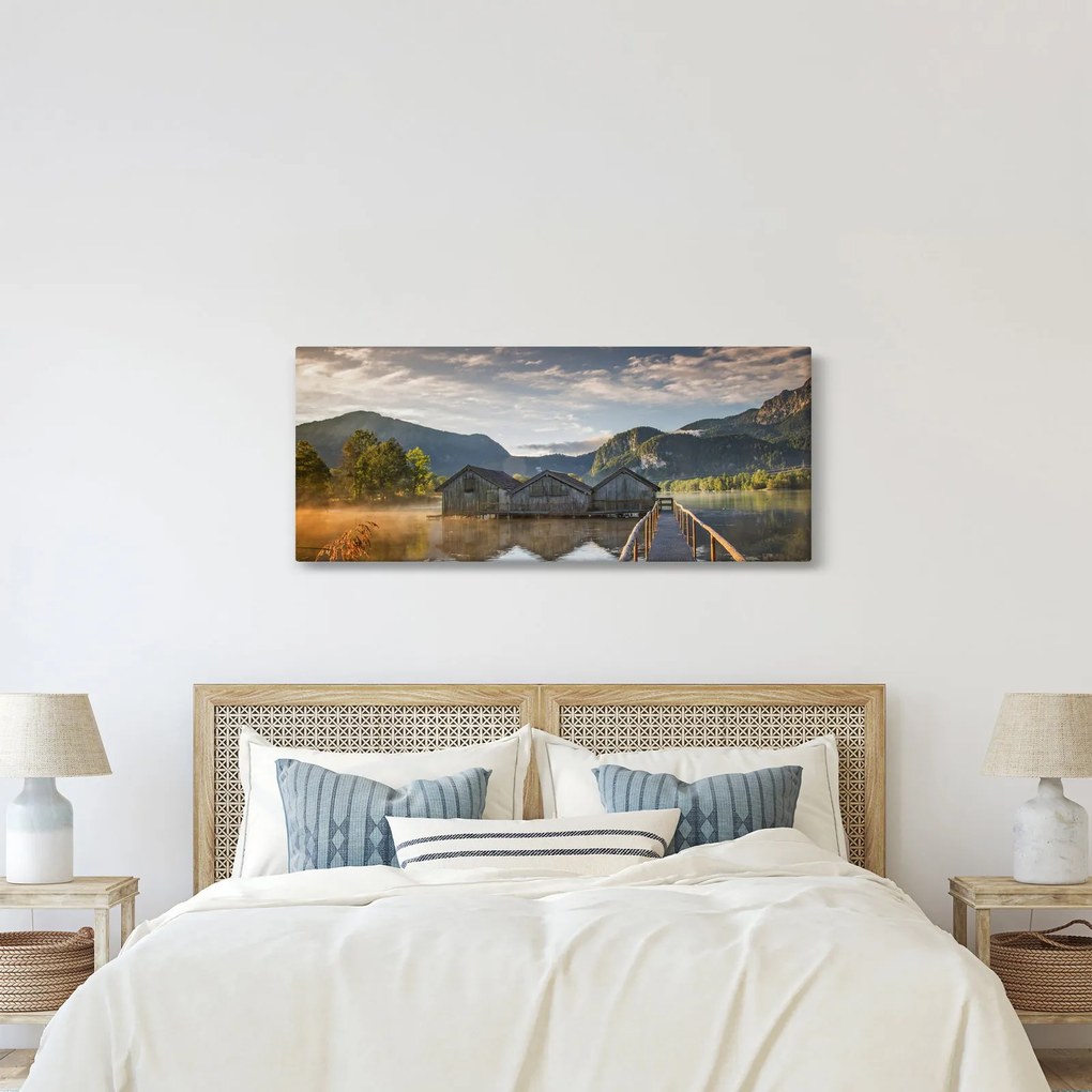 Obraz jazera (120x50 cm)