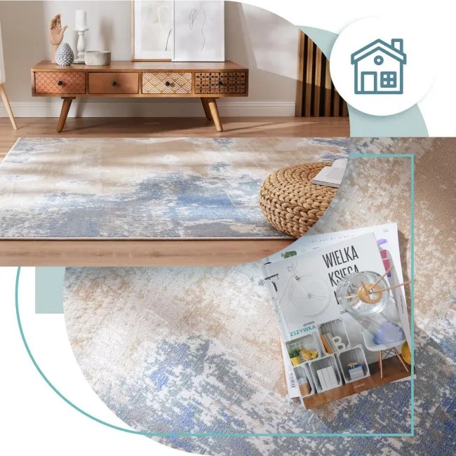 Koberec FD Sensi Kiera modrý