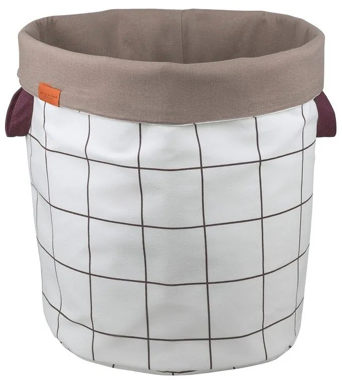 Krémový látkový kôš na bielizeň 5 l Mesh – Mette Ditmer Denmark