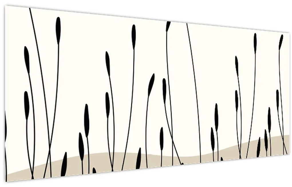 Obraz - Grafická lúka N⁰3 (120x50 cm)
