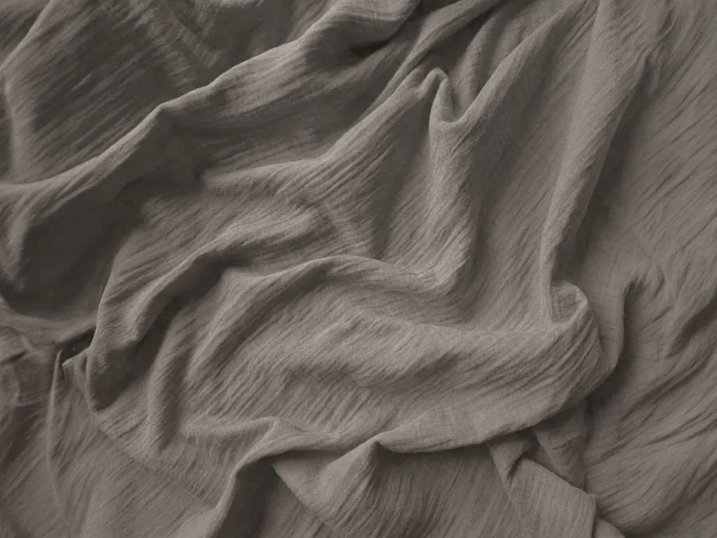 Mušelínové obliečky PURELY sivé Rozmer obliečok: 2 ks 80 x 80 cm | 200 x 200 cm