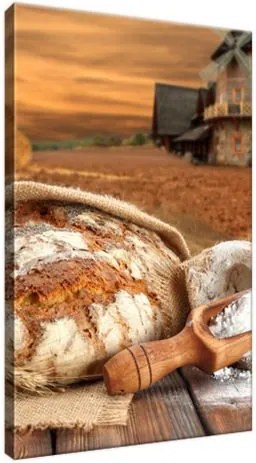 Obraz na plátne Vidiecky domáci chlieb 20x30cm 1356A_1S