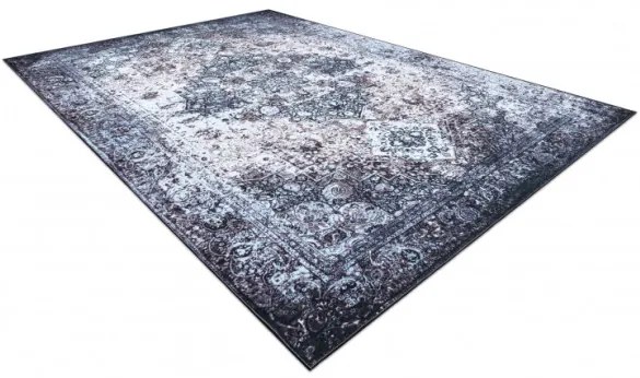 Koberec ANTIKA Ancret Washedstone ornament sivý
