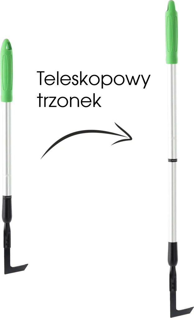 Garden Line ŠKRABKA NA BURINU S TELESKOPICKOU RÚČKOU 71,5–106,5 CM