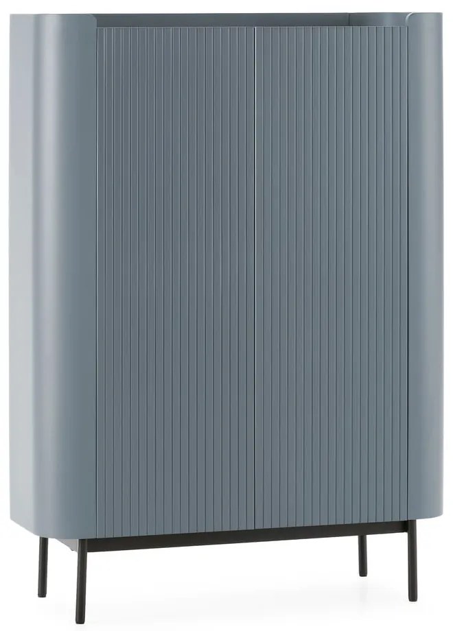 Sivomodrá skrinka 100x140x40 cm Willa – MOME