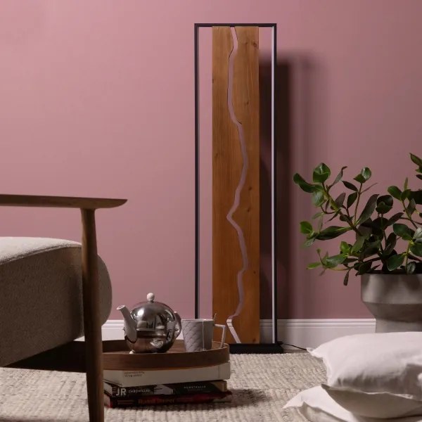 Brilliant - LED stojacia lampa THUNDER LED/18W/230V borovica