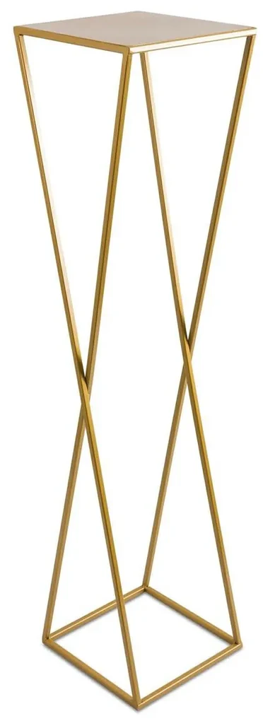 STOJAN NA KVETINÁČ LOFT5 100X24X24 CM ZLATÁ