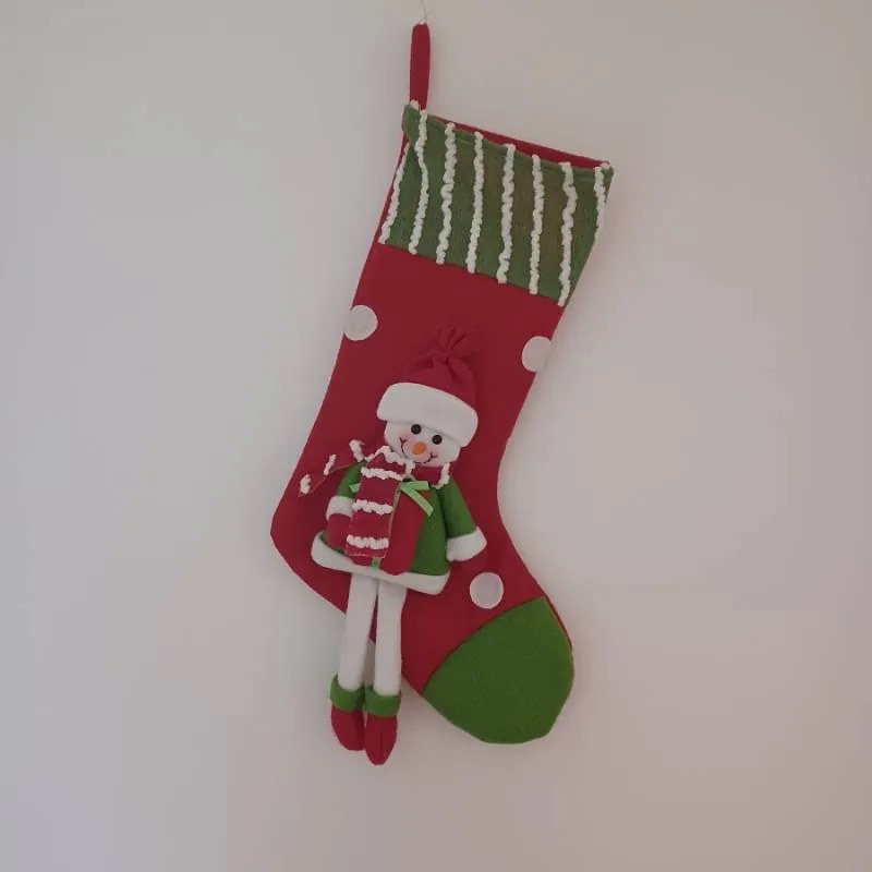 DECOLED Vánoční punčocha s panďulákem, 50 cm