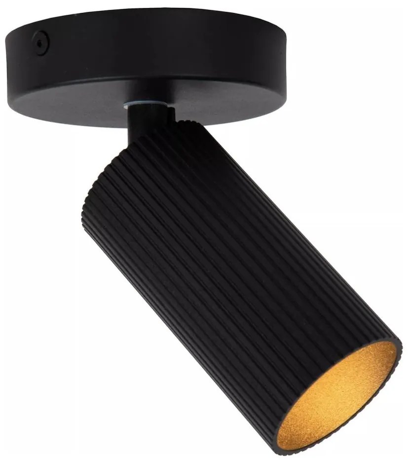 Lucide 09939/01/30 - Nástenné bodové svietidlo CLUBS 1xGU10/40W/230V čierna