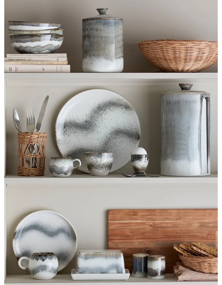 Sivá miska z kameniny 525 ml Paula – Bloomingville