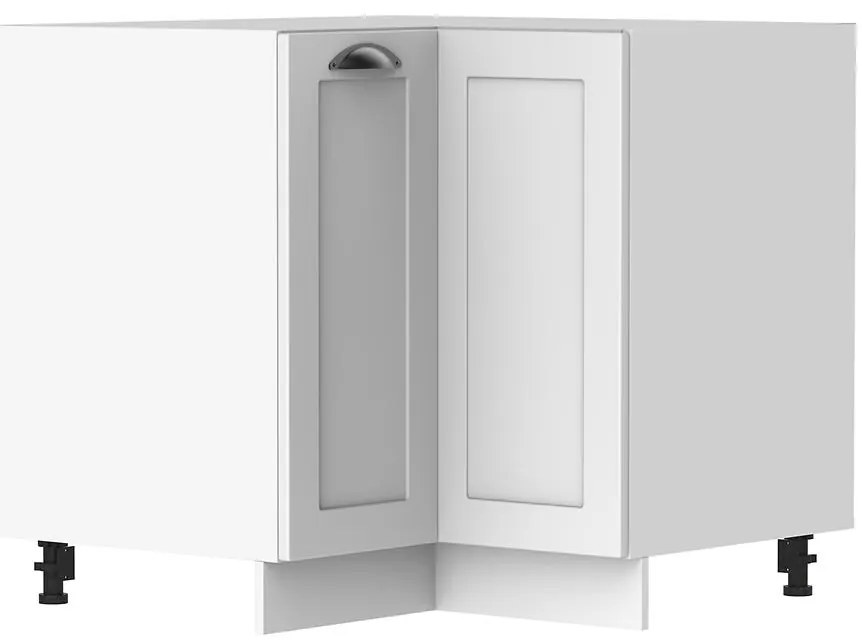 Kuchynská skrinka Adele Drp Pl Biely hrášok/Biely