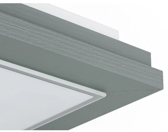 Argon 1873 - Stropné svietidlo TABOR 4xE27/15W/230V 52x52 cm sivé