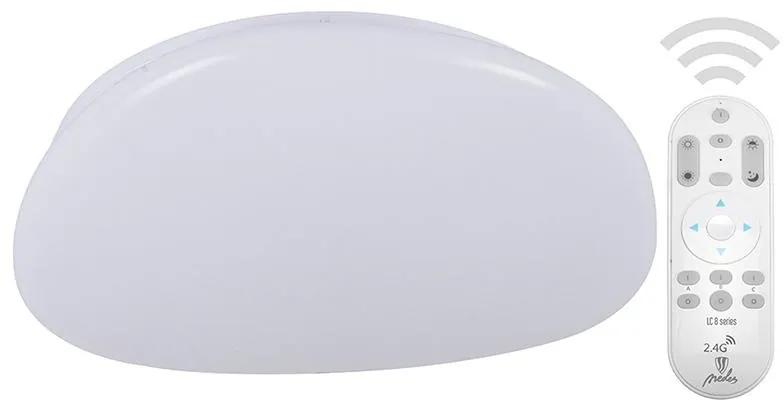 NEDES LED stmievateľné stropné osvetlenie ANNA, 60W, biele, guľaté