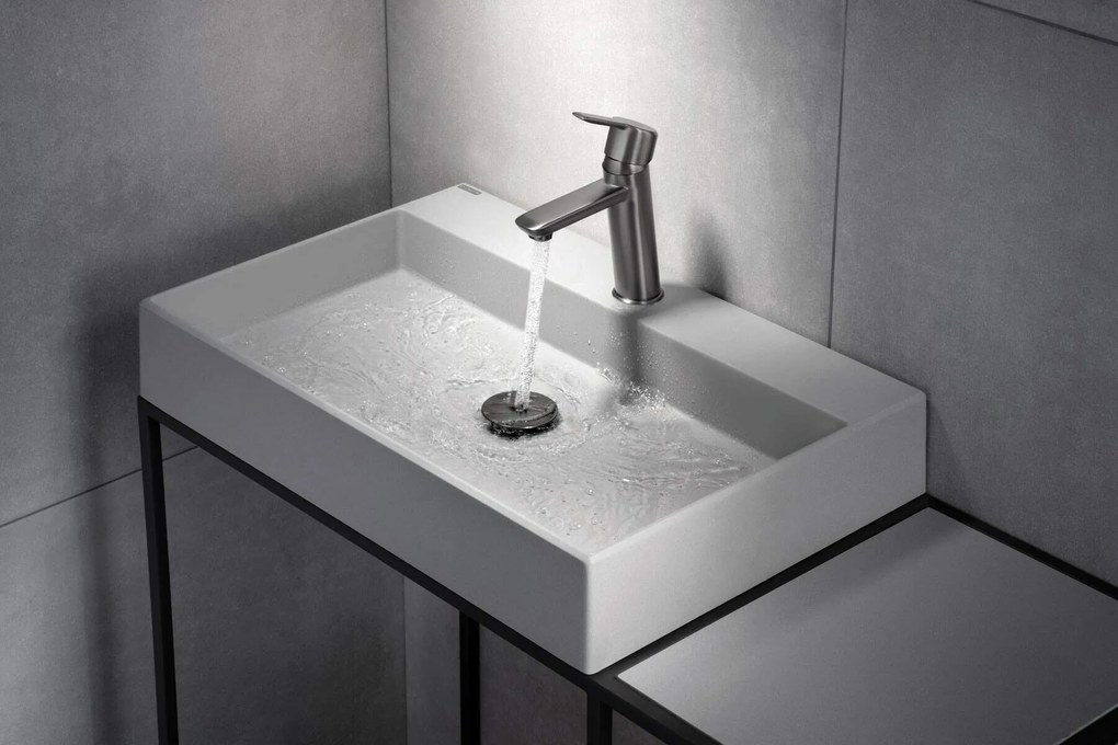 Deante Correo, granitové umývadlo na dosku 600x400x100 mm, šedá metalíza, CQR_SU6S