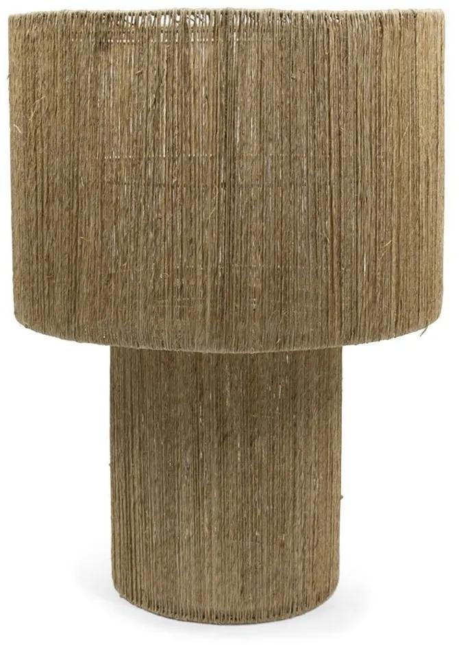 Jutová stolná lampa Renart - Ø 44*60cm / E27
