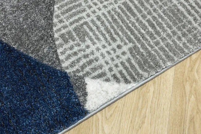 Koberec Kandy N390A sivý / modrý