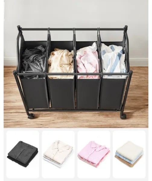 Kôš na bielizeň LINA čierna