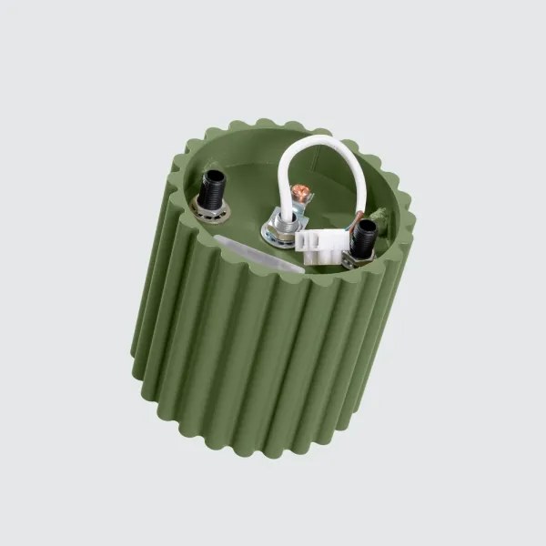 Sollux  SL.1794 - Bodové svietidlo AURA 1xGU10/10W/230V 10 cm zelené