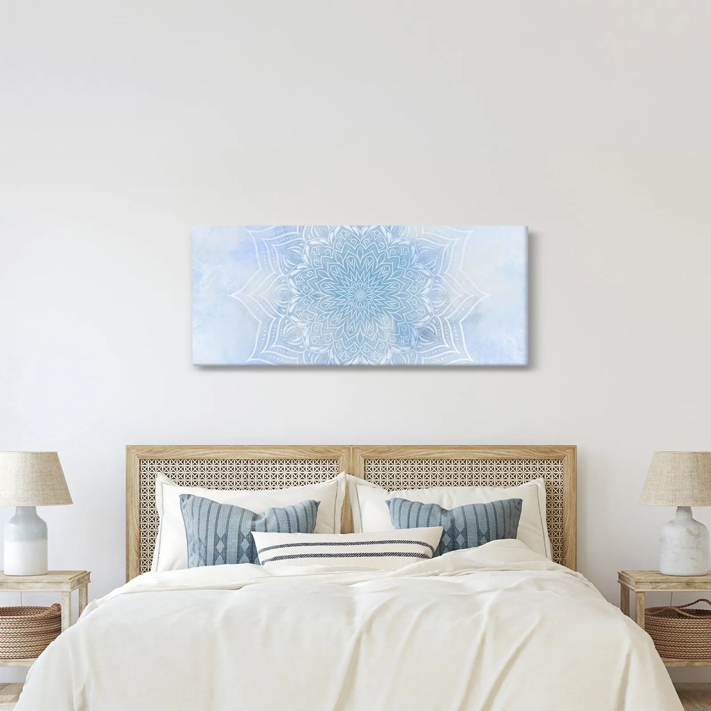Obraz - Zimná mandala (120x50 cm)