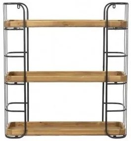 Nástenná polica Zyra 3 - 70*22*77 cm