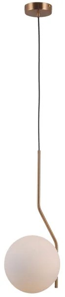 ITALUX PND-3300-1-HBR - Luster na lanku CARIMI 1xE27/5W/230V mosadz