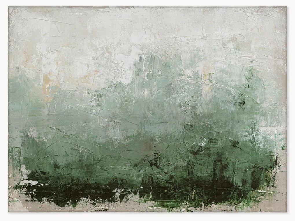 Ručne maľovaný obraz na plátne's dreveným rámom New Story