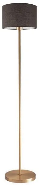LED stojacia lampa TUNJA 1xE27/20W/230V pr. 30 cm zlatá/hnedá