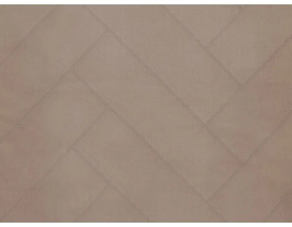 Damaškové obliečky taupe na jednolôžko/predĺžené 140x220 cm Tiles – Södahl