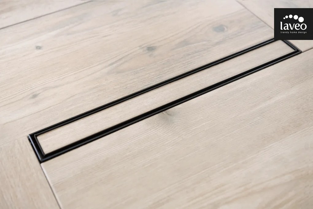 Laveo BASSO, sprchový žľab k stene, 900 mm, zlatá lesklá, LAV-COB_G91D