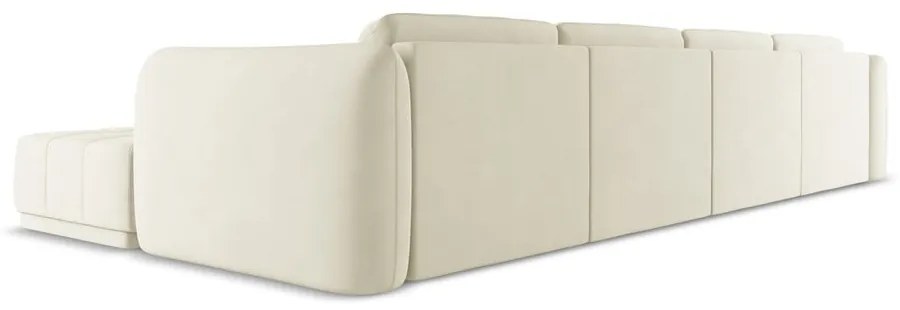 Biela rohová pohovka Hoku – Makamii