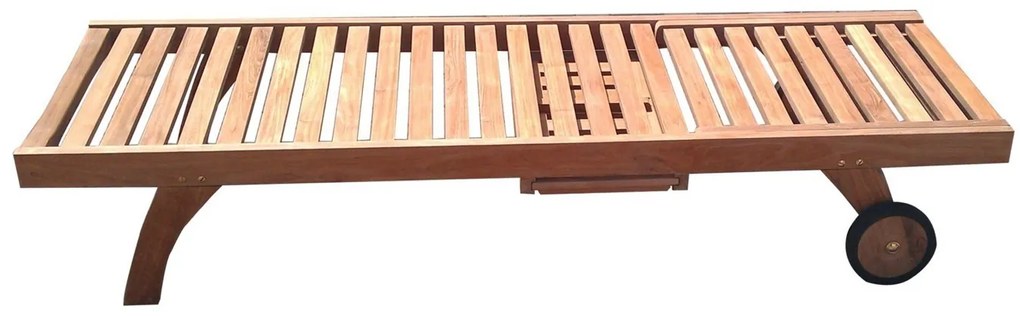 TEXIM WAWE - drevené zahradné ležadlo, teak