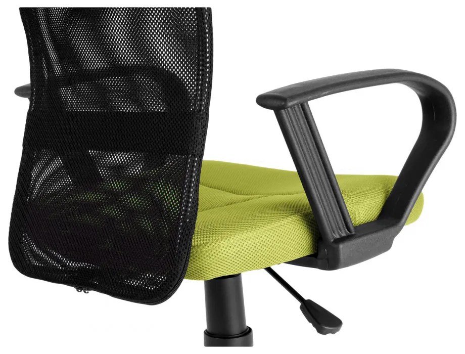 Detská stolička Neoseat MONKEY s podnožou — látka, čierna / svetlo zelená