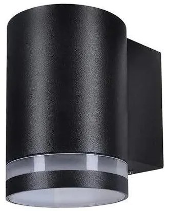 Solight LED vonkajšie nástenné osvetlenie Potenza, 1x GU10, čierne